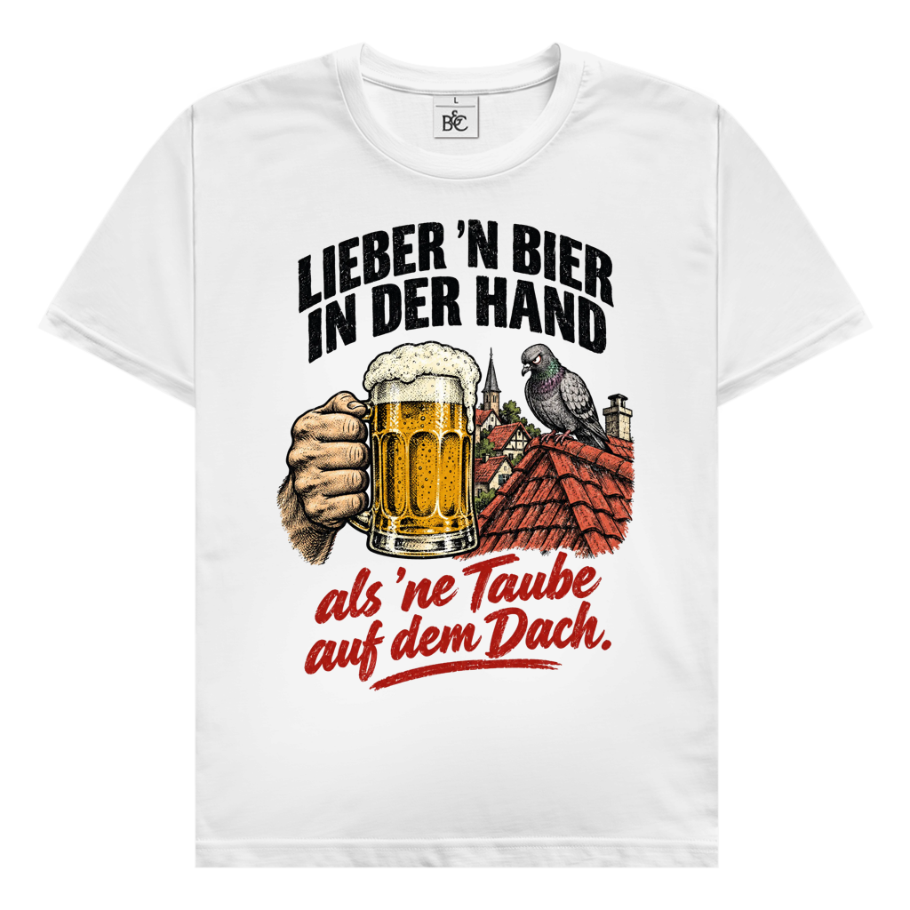 Taube aufm Dach T-Shirt