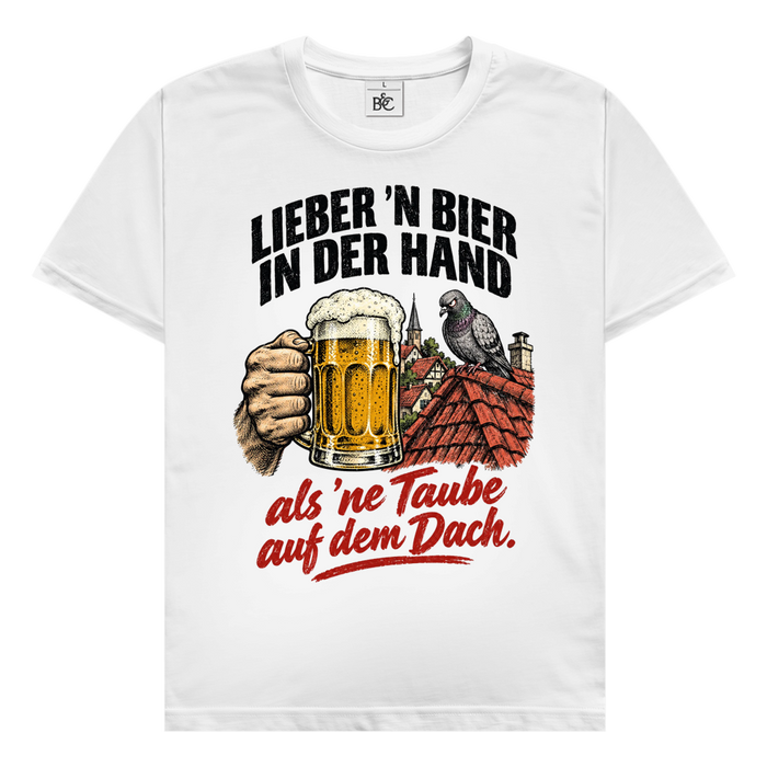 Taube aufm Dach T-Shirt