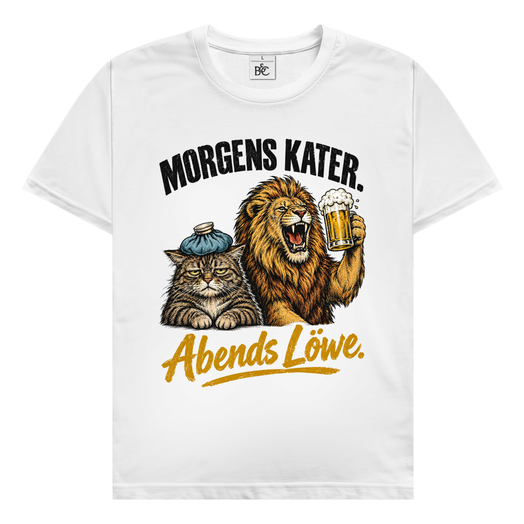 Abends Löwe T-Shirt