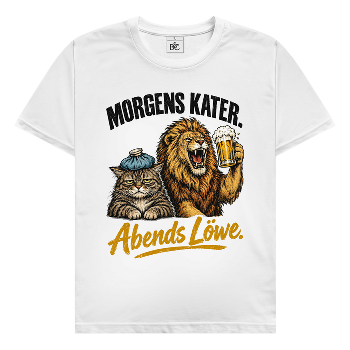 Abends Löwe T-Shirt