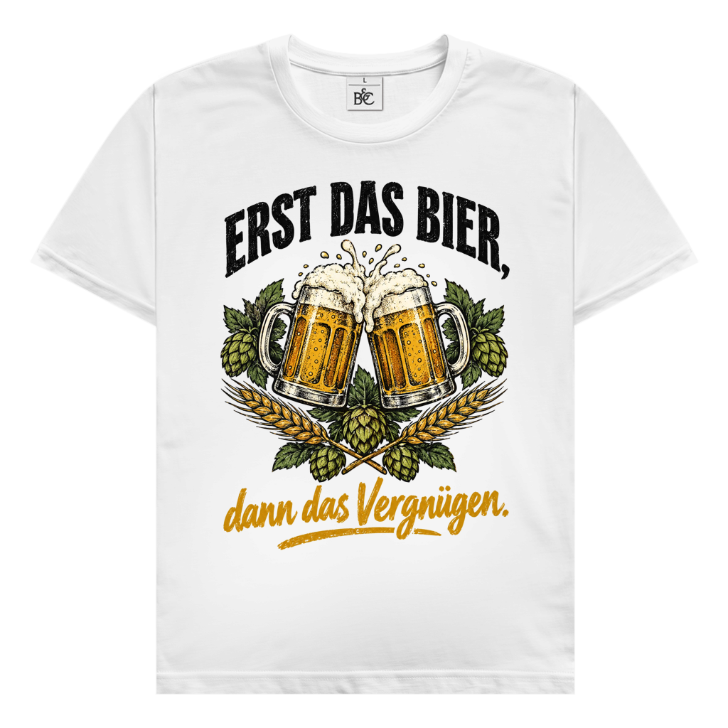 Erst das Bier T-Shirt
